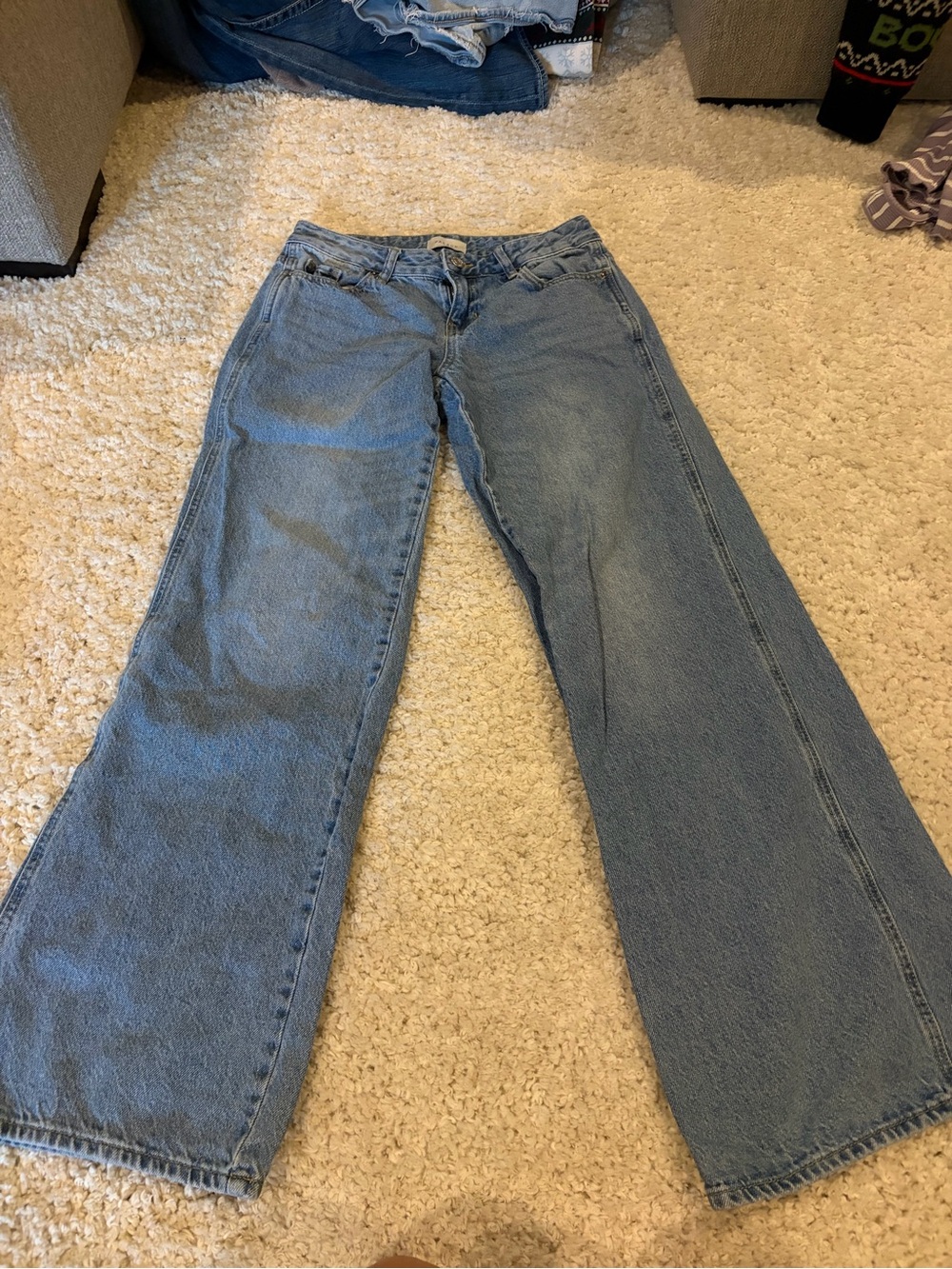 PacSun Light Blue Flare Jeans - Wide Leg